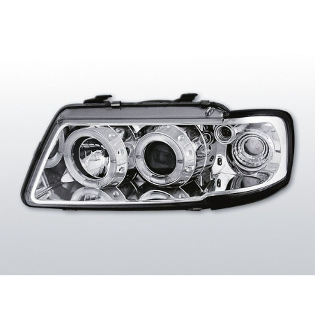 Front Headlights Angel Eyes Audi A3 8L 09.00-05.03 Chrome LPAU06 LPAU06 189,90 €