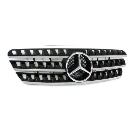 Schwarz/Chrom-Kühlergrill Mercedes M-Klasse W163 98-05 C00137