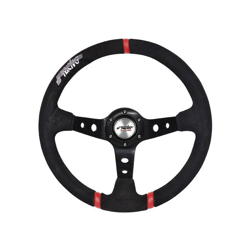 S-RACING schwarzes GRAVEL-Lenkrad GVL350/C