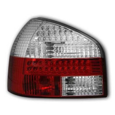 Feux Arrière Audi A3 8L 08.96-08.00 à Leds Rouge/Claire