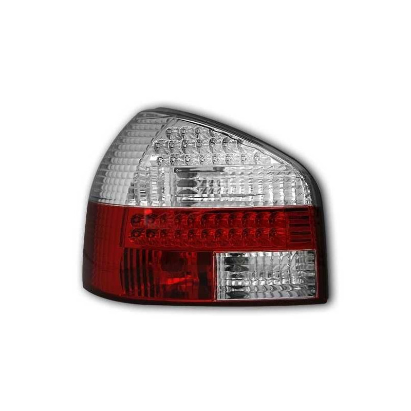 Feux Arrière Audi A3 8L 08.96-08.00 à Leds Rouge/Claire