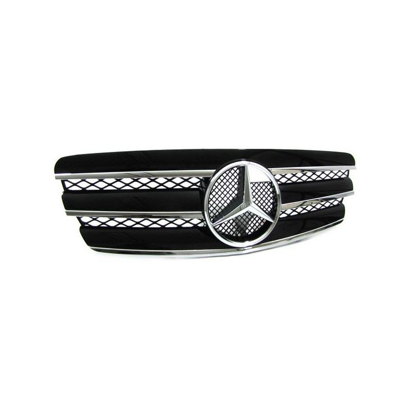 Calandre noire/chromée Mercedes Classe E W211 02- 06