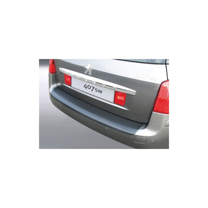 Protection de pare-chocs pour Peugeot 407 Break 7/08-  Protections pare-chocs arrière