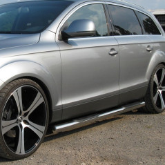 Stainless steel running boards for Audi Q7 06