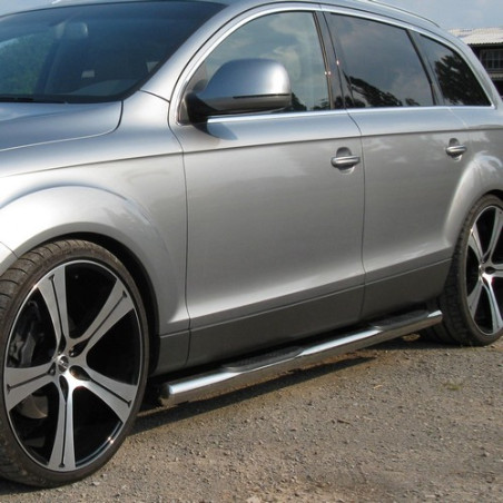 Stainless steel running boards for Audi Q7 06