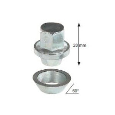 12 x 1.50 conical eccentric nuts to modify the center distance NC17AVAR NC17AVAR 17,95 €