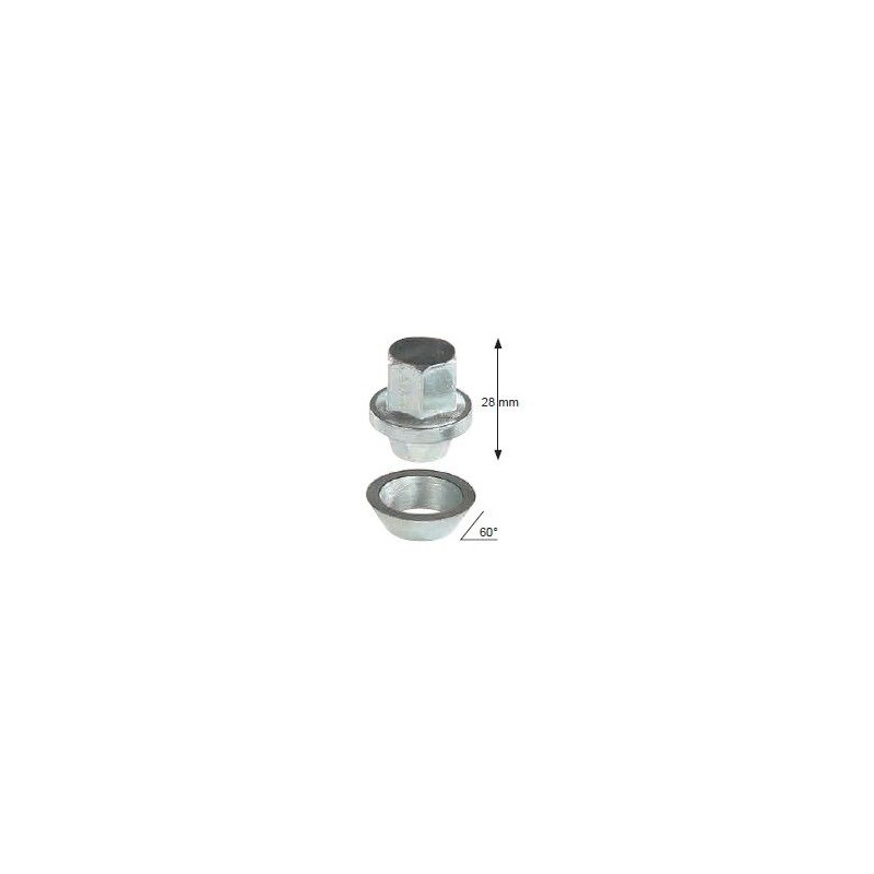 12 x 1.50 conical eccentric nuts to modify the center distance NC17AVAR NC17AVAR 17,95 €