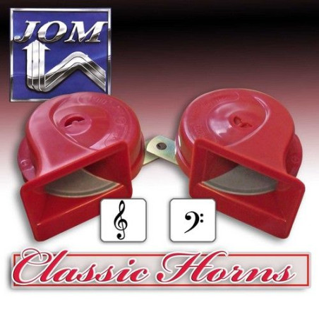 12V 110 dB 9 cm two-tone red and approved fanfare horn 127026 127026 10,95 €