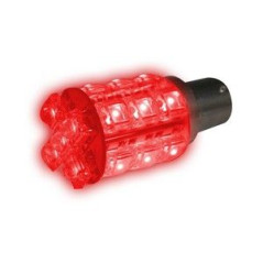 Ampoule à Leds rouge BA15 1.68 W 12 V