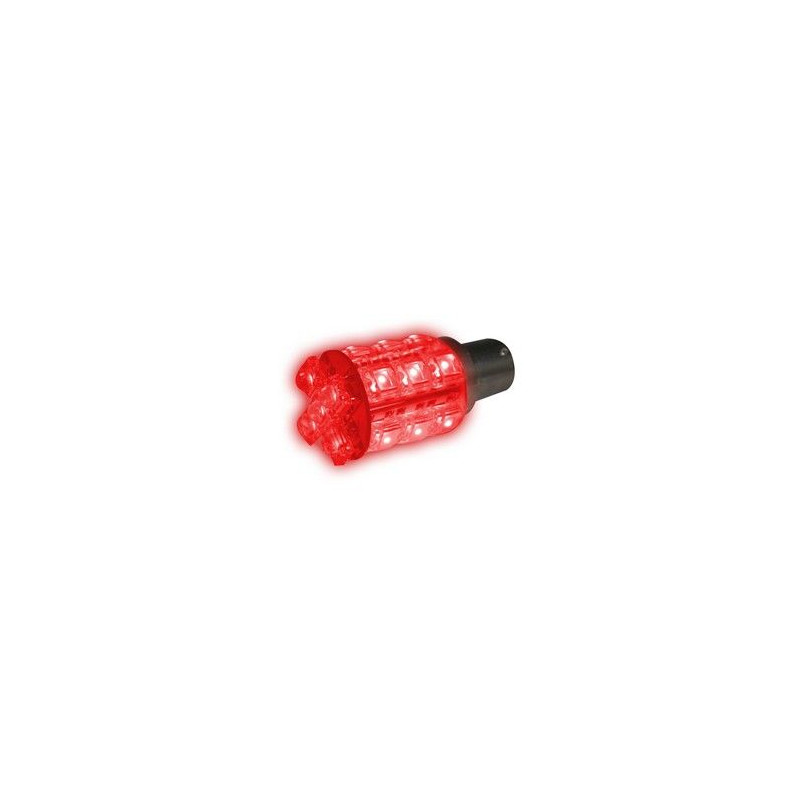 Ampoule à Leds rouge BA15 1.68 W 12 V