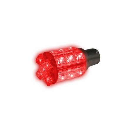 Ampoule à Leds rouge BA15 1.68 W 12 V