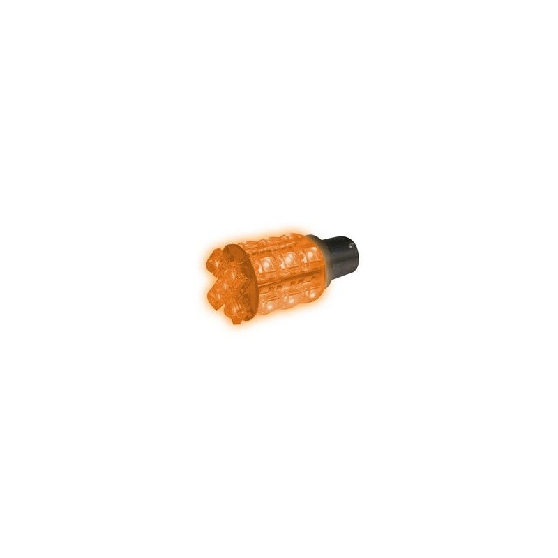 Ampoule à Leds orange BA15s 1.68 W 12 V