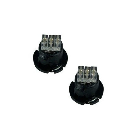 2 Glühbirnen 3 LEDs für weißes Armaturenbrett 12V 582038