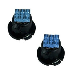 2 Glühbirnen 3 LEDs für blaues Armaturenbrett 12V 582039