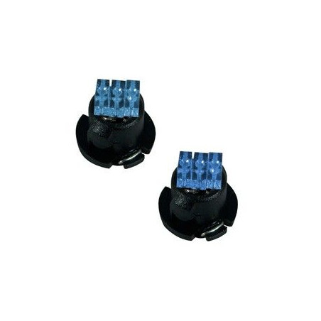 2 Glühbirnen 3 LEDs für blaues Armaturenbrett 12V 582039