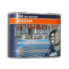 2 Osram Night Breaker Plus H4 12V 60/55W bulbs 583001 583001 32,95 €