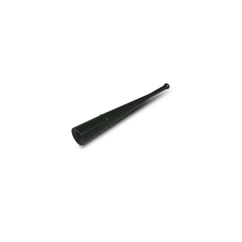 Antenne "Cone Top" noire avec bague noire 90 mm