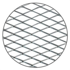 Grille alu 130 x 30 cm, maillage 21 x 8 mm