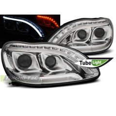 Phares Avant Tube Light Mercedes W220 10.02-05.05 Chrome