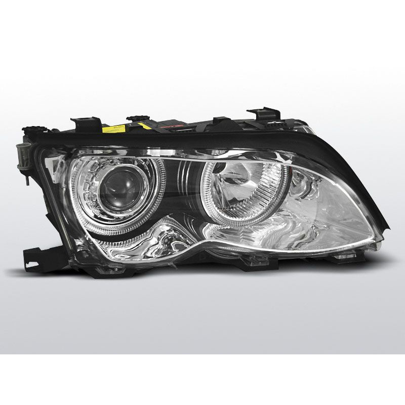 Angel Eyes Frontscheinwerfer BMW Serie 3 E46 Limousine/Touring 09.01-03.05 Chrom LPBM85