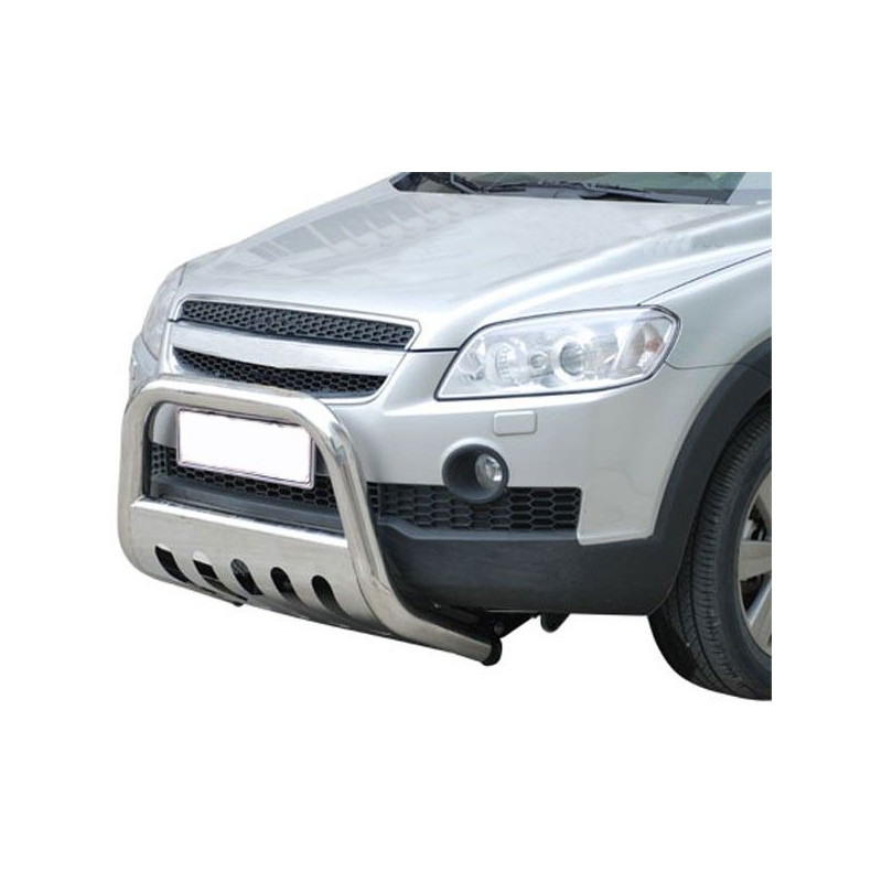 Frontschutzbügel Chevrolet Captiva 2006-2010 aus poliertem Edelstahl CP13717