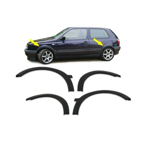 Contours d'ailes VW Golf 3 91-98 GTI