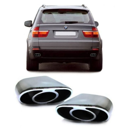 Specific exhaust tips for BMW X5 E70 CP14438 CP14438 119,95 €