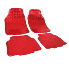 Red aluminum look floor mats 4 pieces CP16063 CP16063 34,90 €