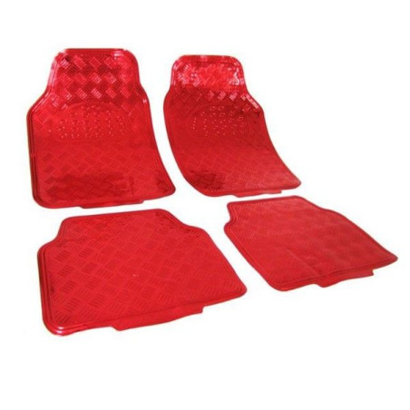 Red aluminum look floor mats 4 pieces CP16063 CP16063 34,90 €