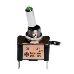 2 Position Toggle Switch 12V 20A Green LP45558 LP45558 5,99 €