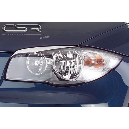 BMW 1 Series Chrome Headlight Eyelids