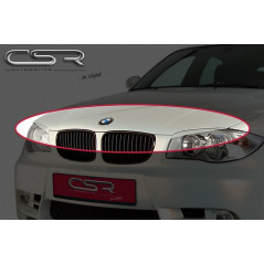 Paupières de phares chromées BMW serie 1