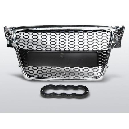 Chromgrill Audi A4 B8 RS-Style 08-11 GRAU02