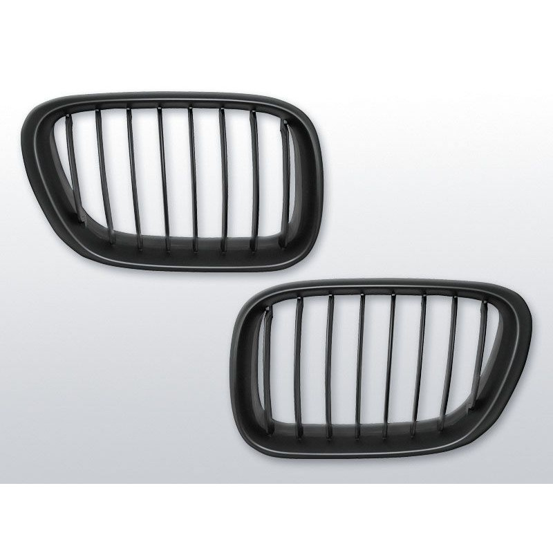 Schwarzer Kühlergrill BMW X5 E53 09.99-10.03 GRBM24