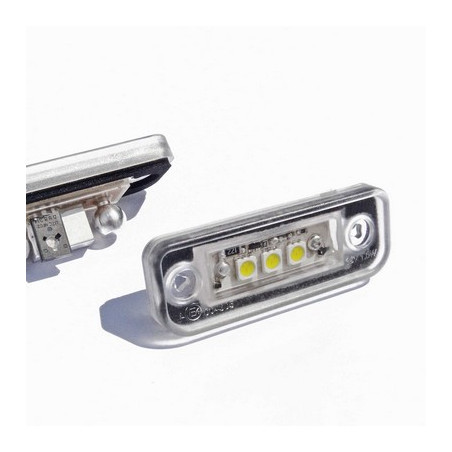 Éclairage de plaque d'immatriculation - LEDs Mercedes W220 98-05