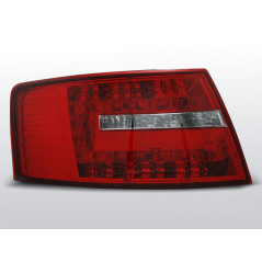 Feux Arrière Audi A6 C6 04.04-08 à Leds Rouge/Clair (7 broches)