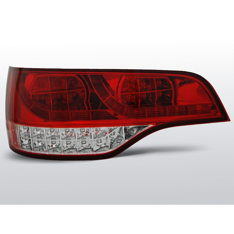 Feux Arrière Audi Q7 06-09 à Leds Rouge/Clair