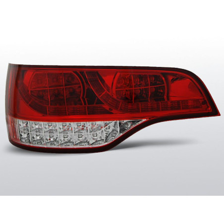 Feux Arrière Audi Q7 06-09 à Leds Rouge/Clair