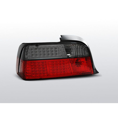 Feux Arrière BMW E36 Cpé 12.90-08.99 à Leds Rouge/Fumé