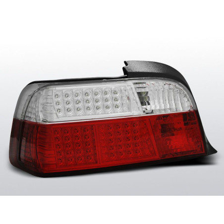 Feux Arrière BMW E36 Cpé 12.90-08.99 à Leds Rouge/Blanc