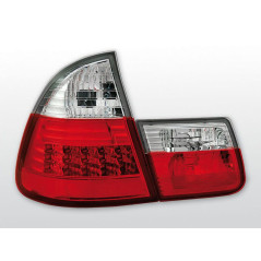 Feux Arrière BMW E46 Touring 99-05 à Leds Rouge/Clair