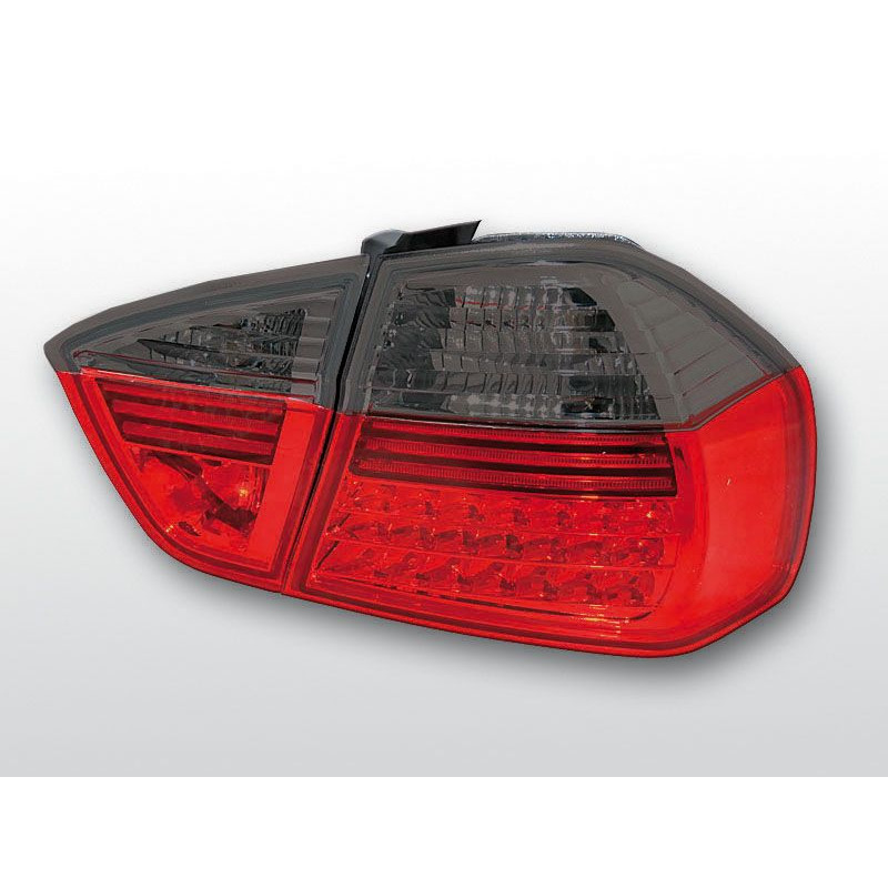 Feux Arrière BMW E90 Berline 03.05-08.08 à Leds Rouge/Fumé