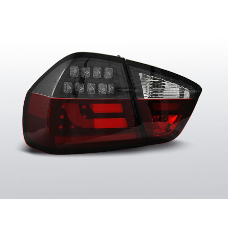 Feux Arrière BMW E90 Berline 03.05-08.08 à Leds/Lightbar Rouge/Clair/Fumé