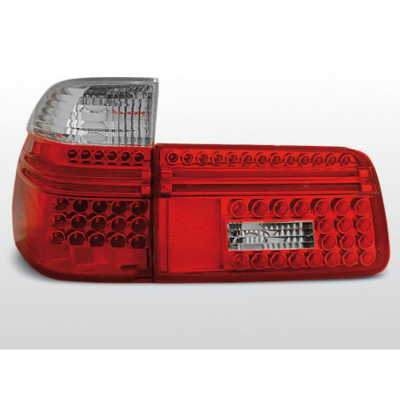 Feux Arrière BMW E39 Touring 97-08.00 à Leds Rouge/Blanc