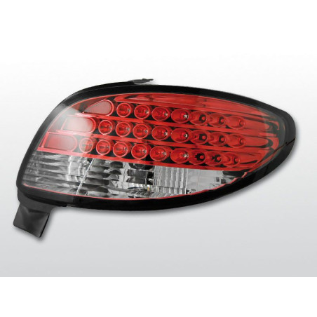 Peugeot 206 3/5 door rear lights with Red/Clear LEDs LDPE07 LDPE07 159,90 €