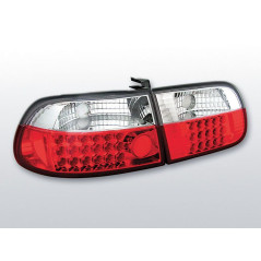 Feux Arrière Honda Civic 09.91-08.95 2/4 ptes à Leds Rouge/Clair