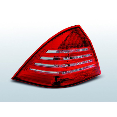 Feux Arrière Mercedes W203 00-04 à Leds Rouge/Clair