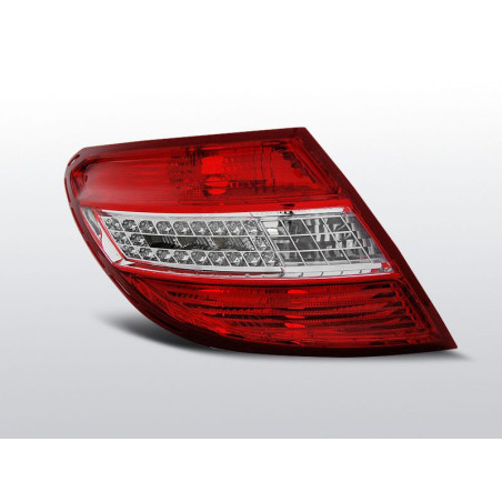 Feux Arrière Mercedes W204 07-10 à Leds Rouge/Clair