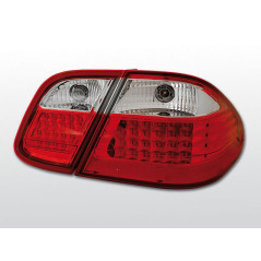 Feux Arrière Mercedes CLK W208 03.97-04.02 à Leds Rouge/Clair