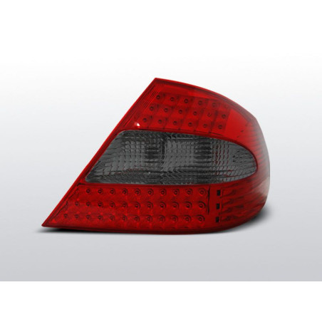 Feux Arrière Mercedes CLK W209 03-10 à Leds Rouge/Fumé